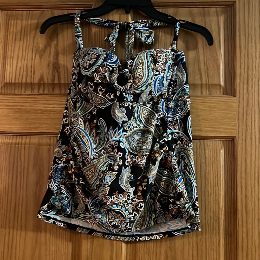 NWT KONA SOL paisley tankini size M